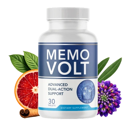 Memo Volt memory and brain support supplement bottles